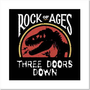 3 doors rock on ages Posters and Art